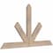 Ekena Millwork Saratoga Smooth Timber Gable Bracket, Douglas Fir, 48"W x 28"H x 1 1/2"D x 3 1/2"F, 14/12 Pitch GBW048X28X0204SAR00SDF - alternate 2
